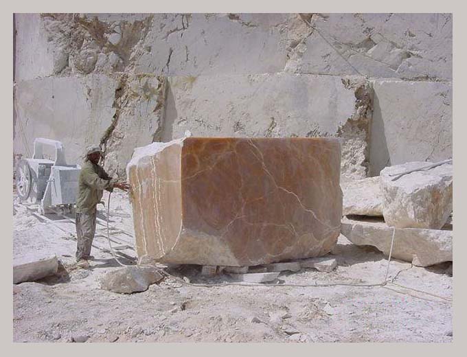 Orange Onyx Block